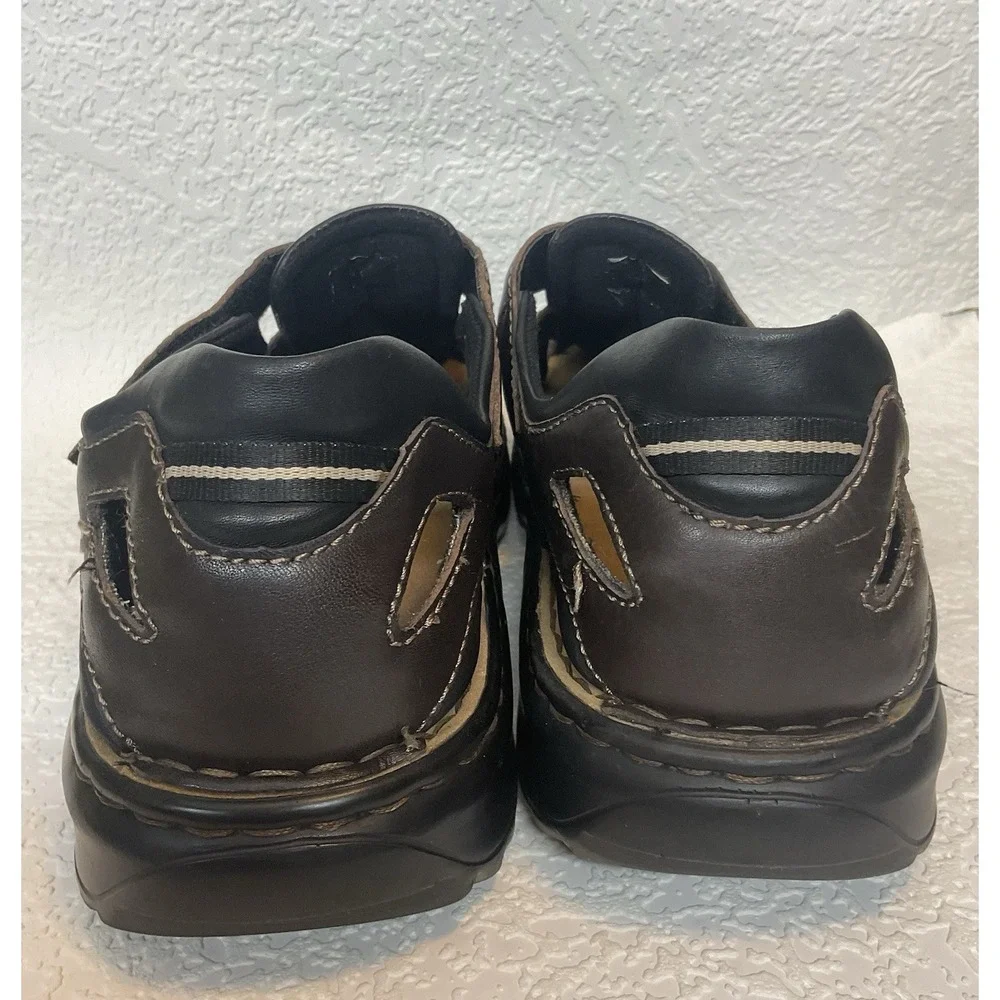 Josef Seibel Men's Fisherman Sandals Jeremy EU 47 US 13-13.5 Leather Brown